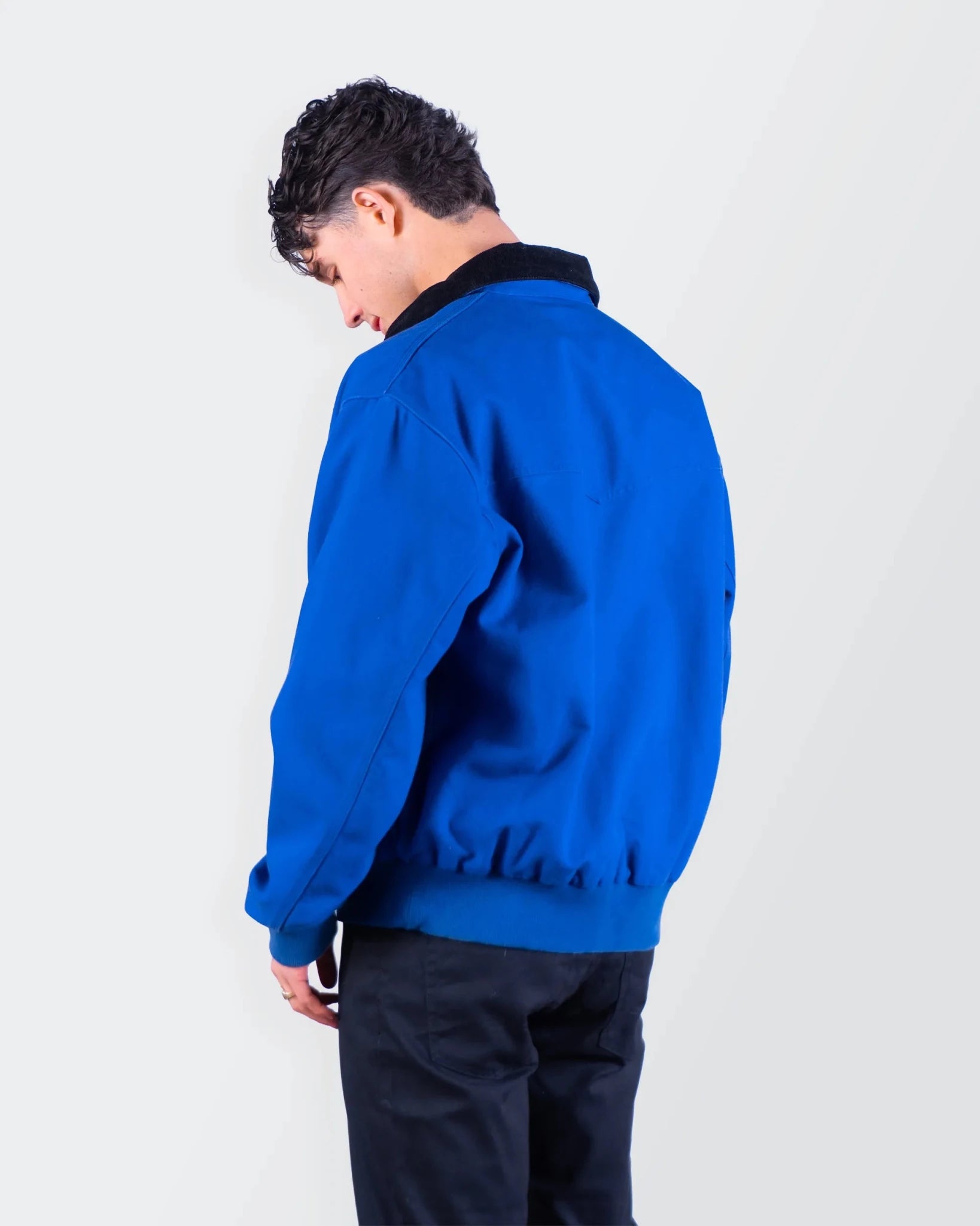 Carhartt Blue Santa Fe Bomber Jacket - M
