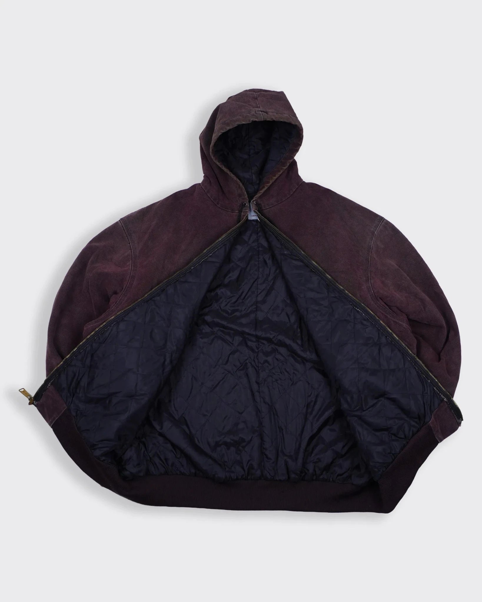 Carhartt Brown 90s Hooded Work Jacket XXL