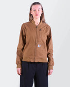 Carhartt Brown Canvas, Cotton Bomber Jacket - M