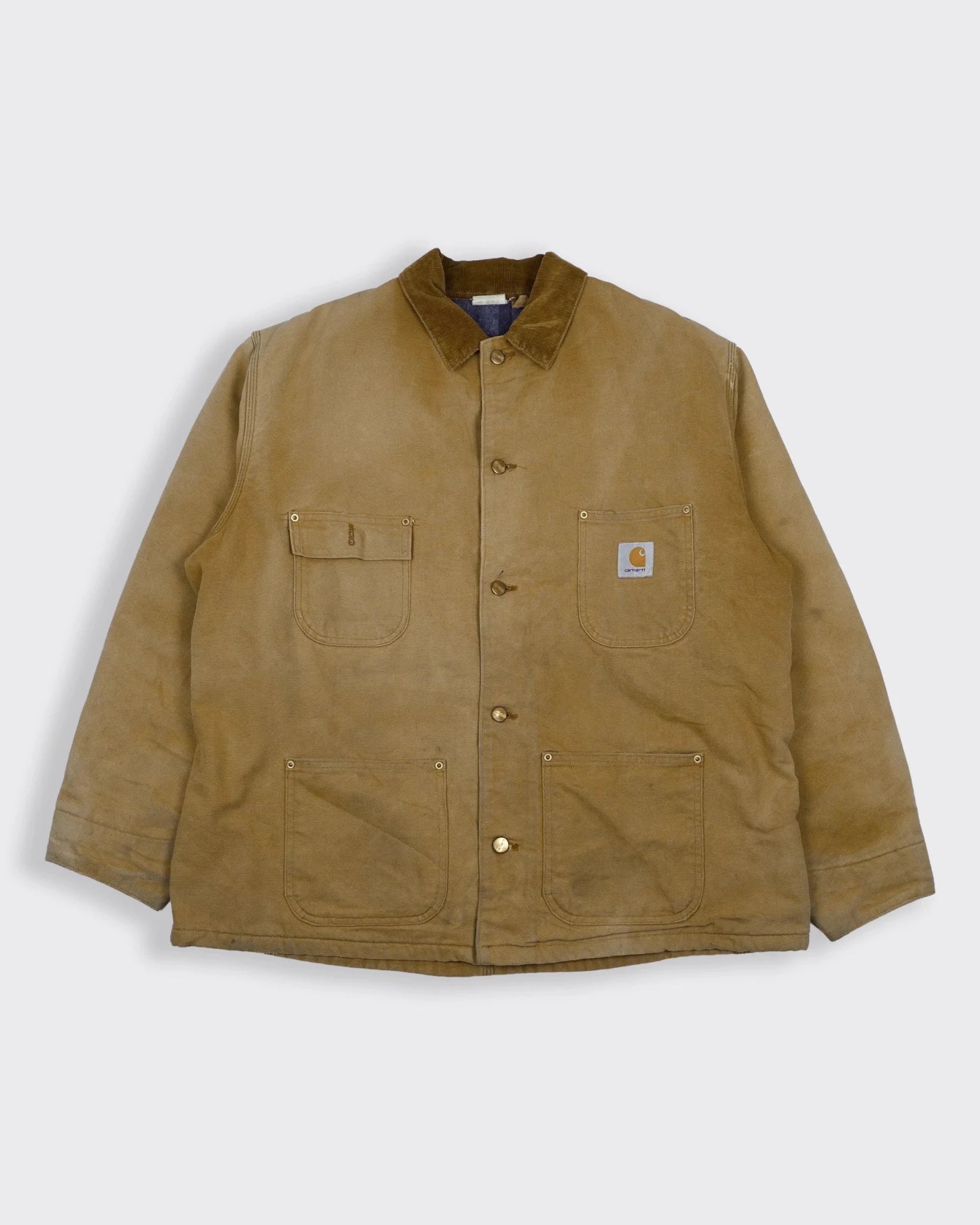 Carhartt Brown Chore Coat XL Cotton, Canvas