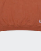 Carhartt Brown Cotton Crewneck Sweater - XL