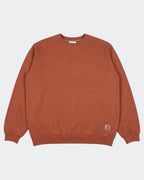 Carhartt Brown Cotton Crewneck Sweater - XL