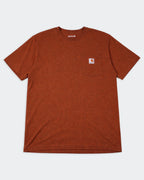 Carhartt Brown Cotton Pocket T-Shirt - L