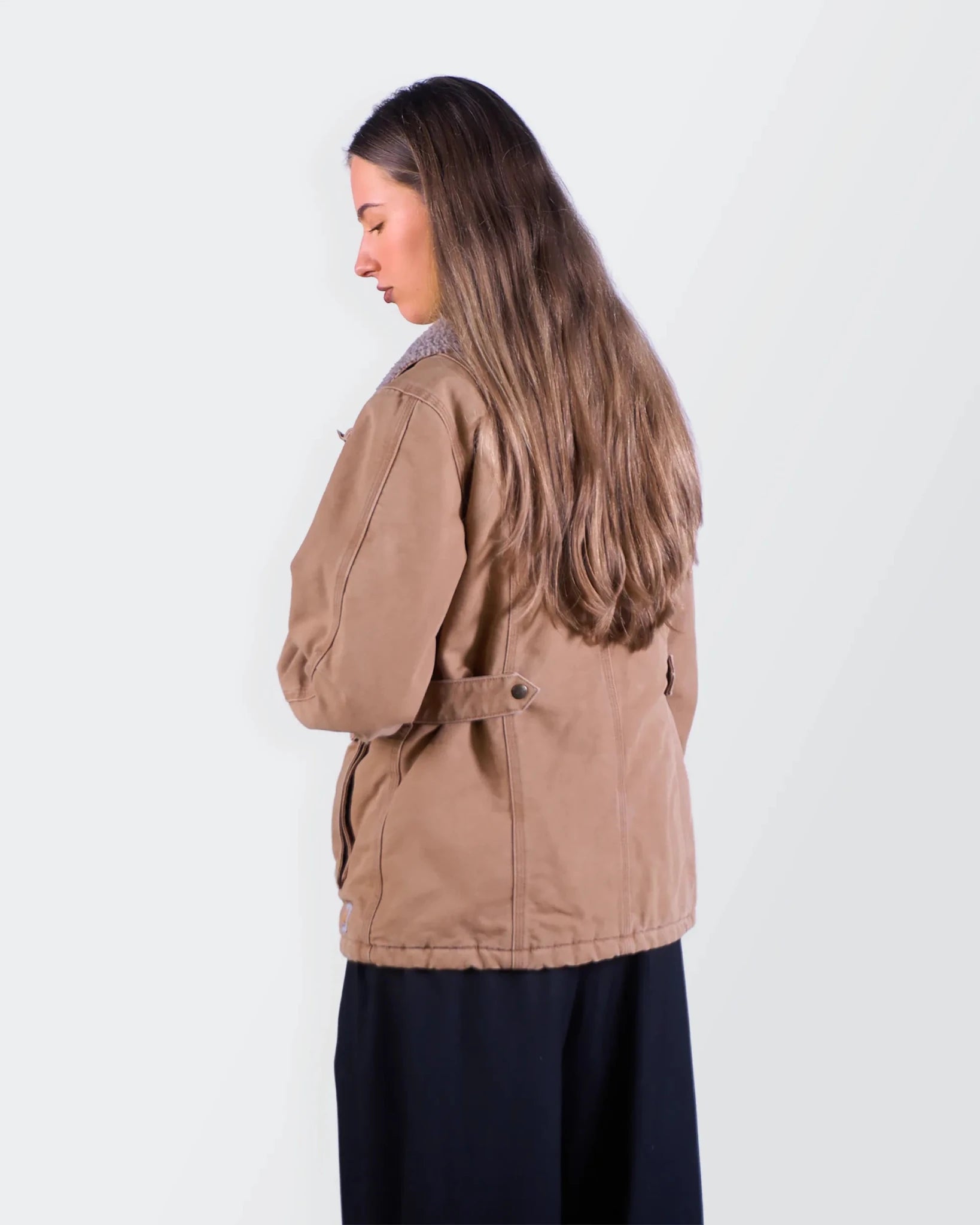 Carhartt Brown Sheep Wool Jacket - M