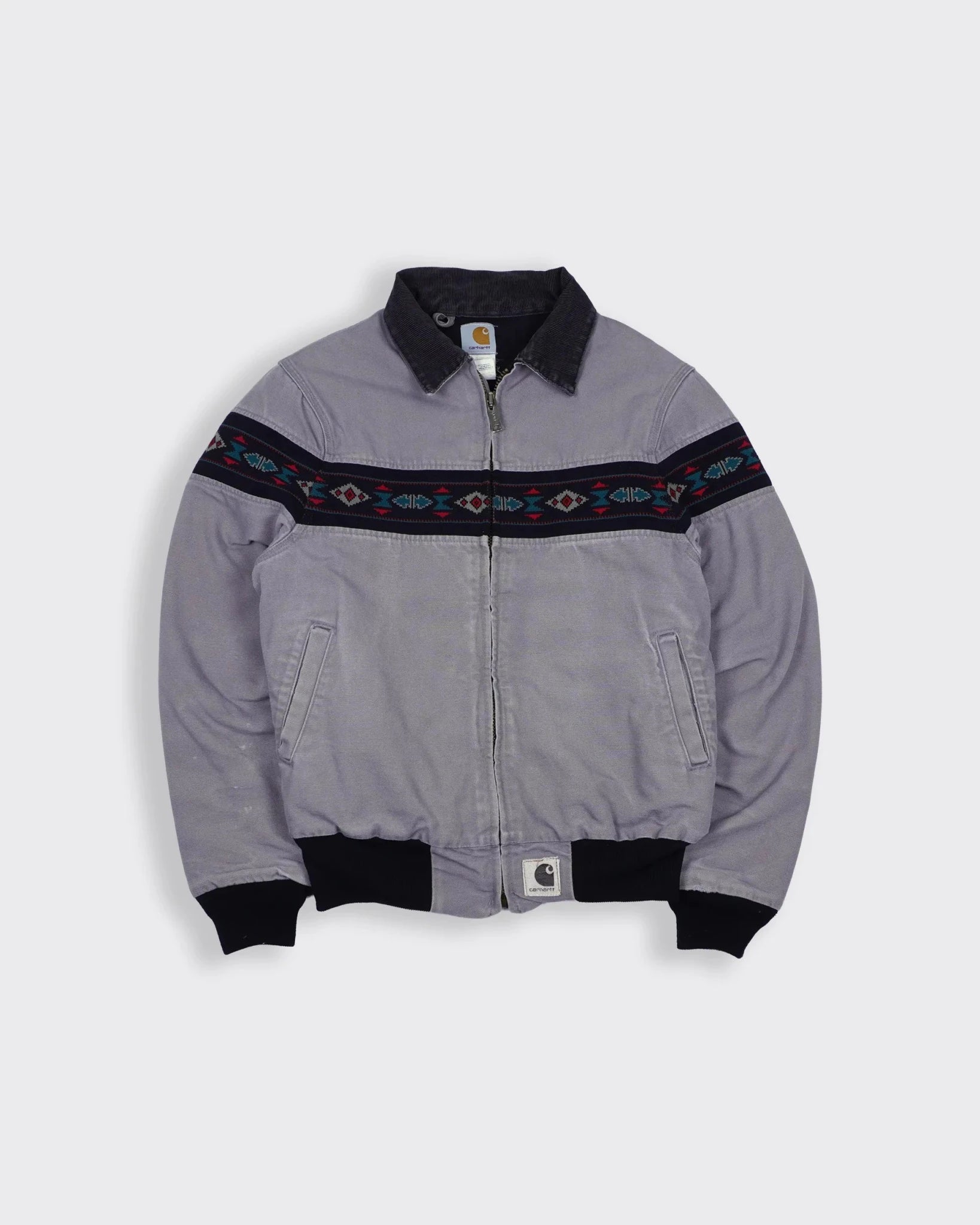 Carhartt Grey Aztec Jacket - S