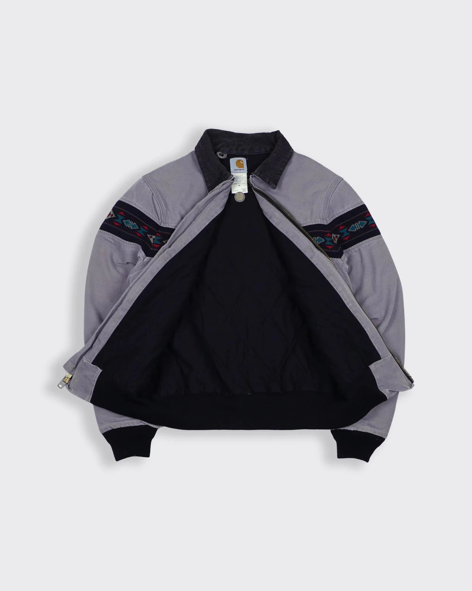 Carhartt Grey Aztec Jacket - S
