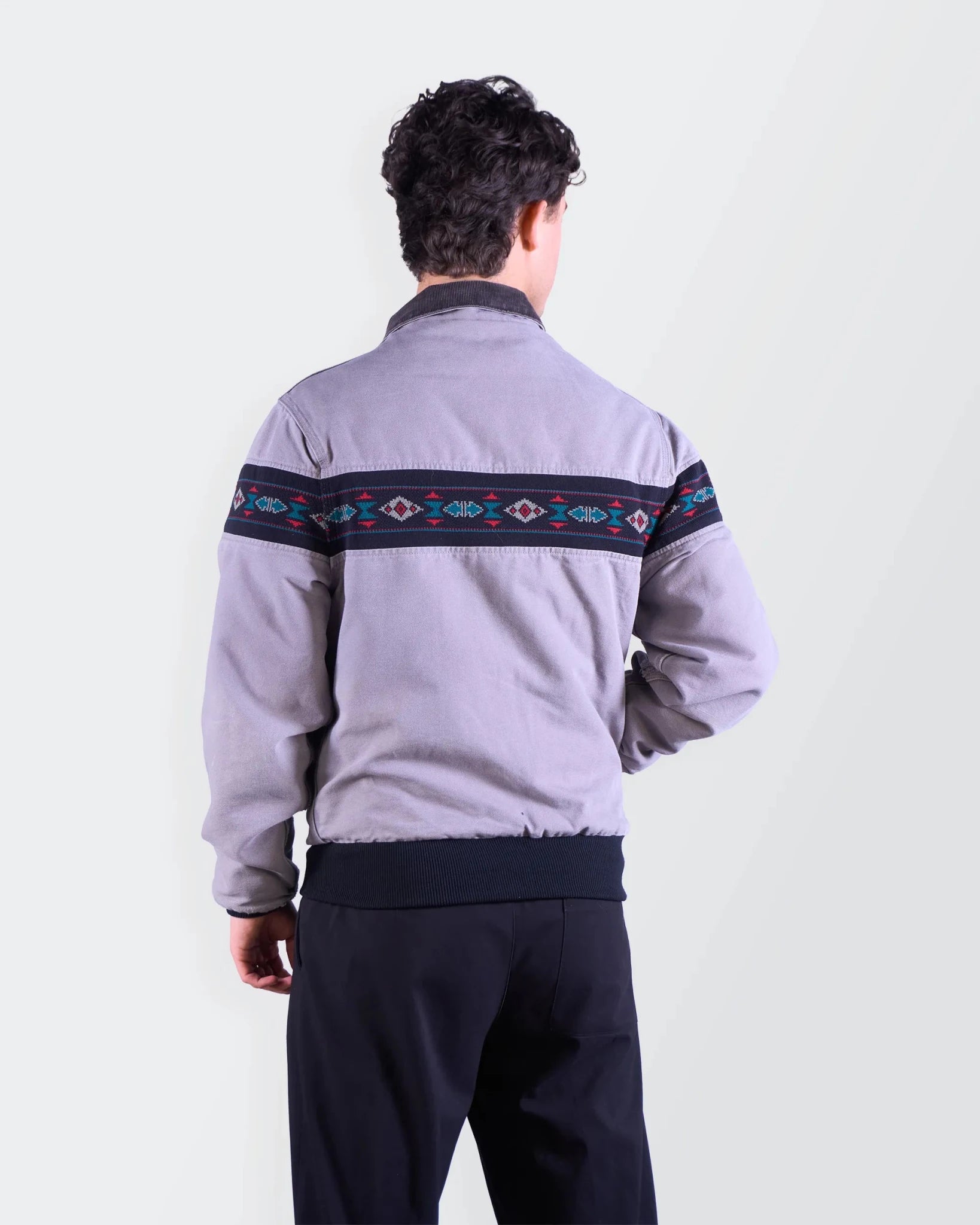 Carhartt Grey Aztec Jacket - S