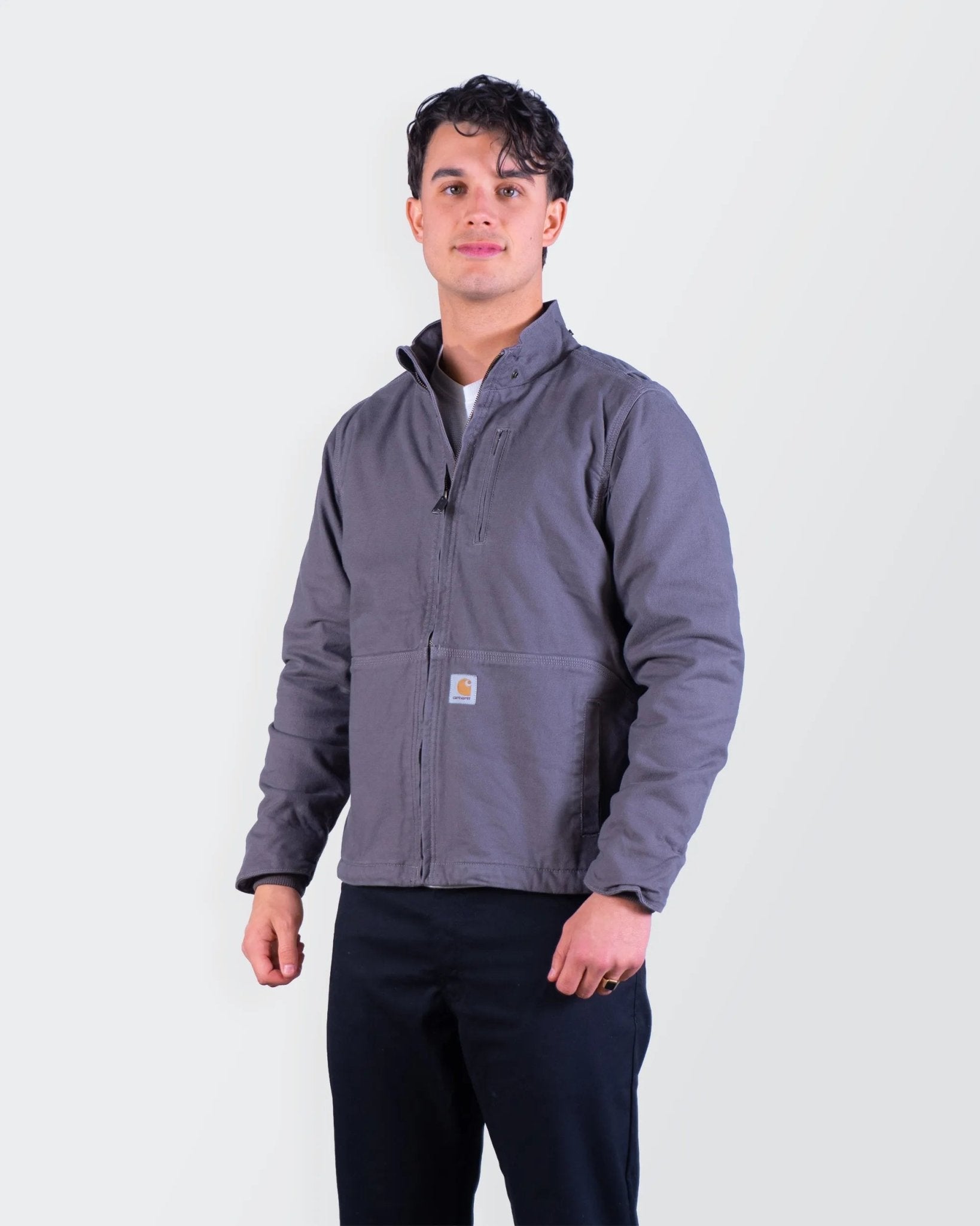 Carhartt Grey Canvas Jacket - M