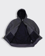 Carhartt Grey Hooded Canvas Jacket M Cotton