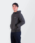 Carhartt Grey Hooded Jacket - S