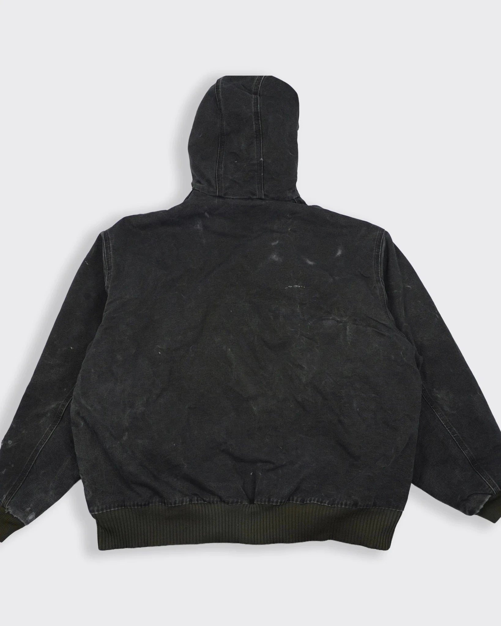 Carhartt Grey Hooded Work Jacket XXL
