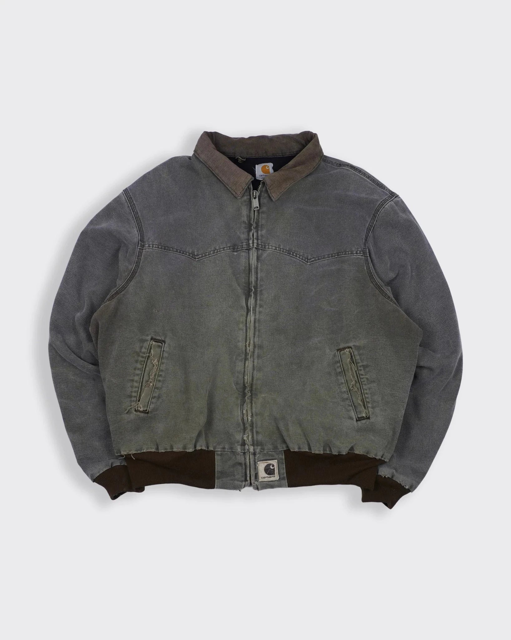 Carhartt Grey Santa Fe Bomber Jacket - XL