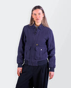 Carhartt Navy Aviator Bomber Jacket - S
