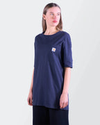 Carhartt Navy Cotton Pocket T-Shirt - M
