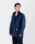 Carhartt Navy Hooded Parka - M
