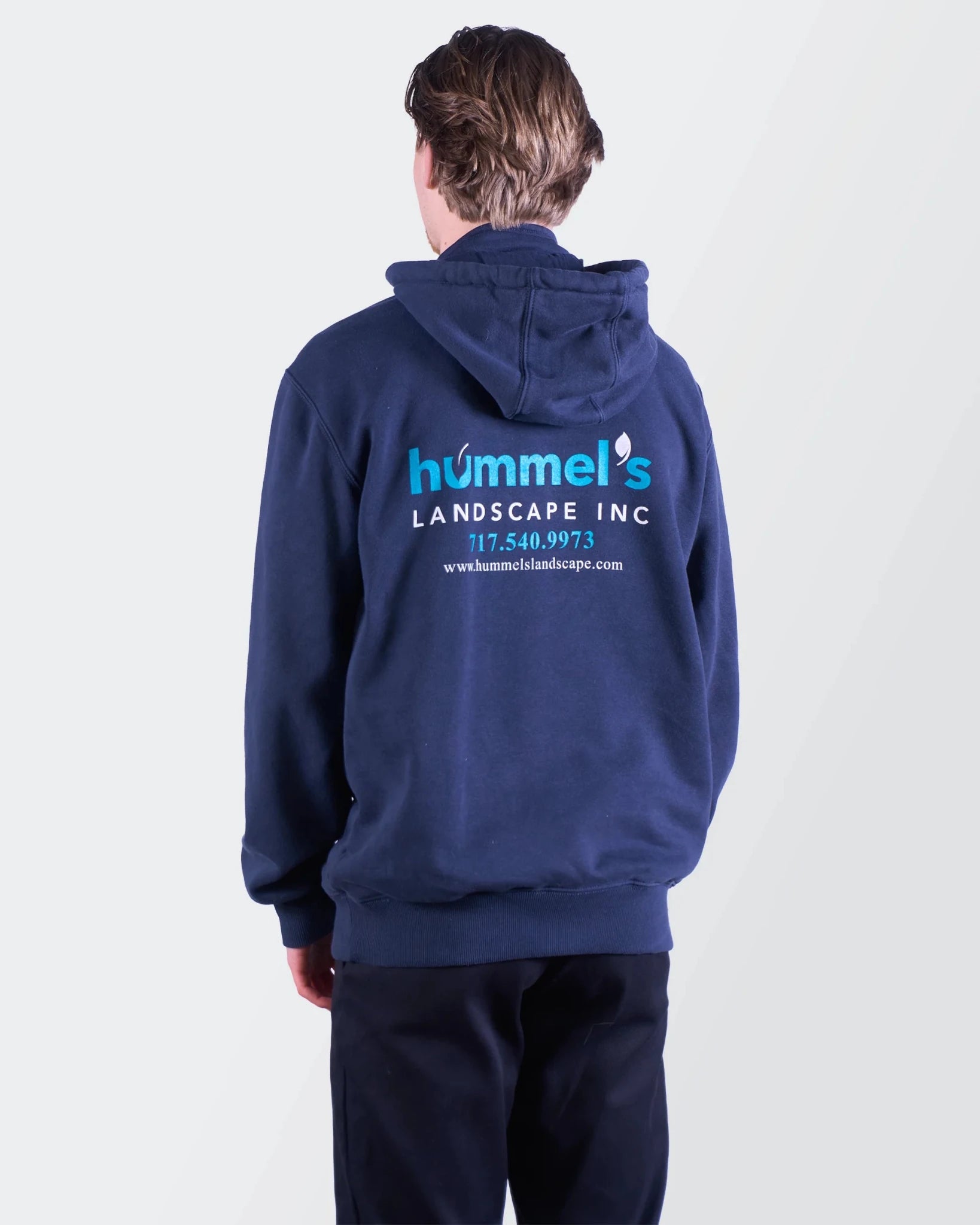 Carhartt Navy Hoodie - M
