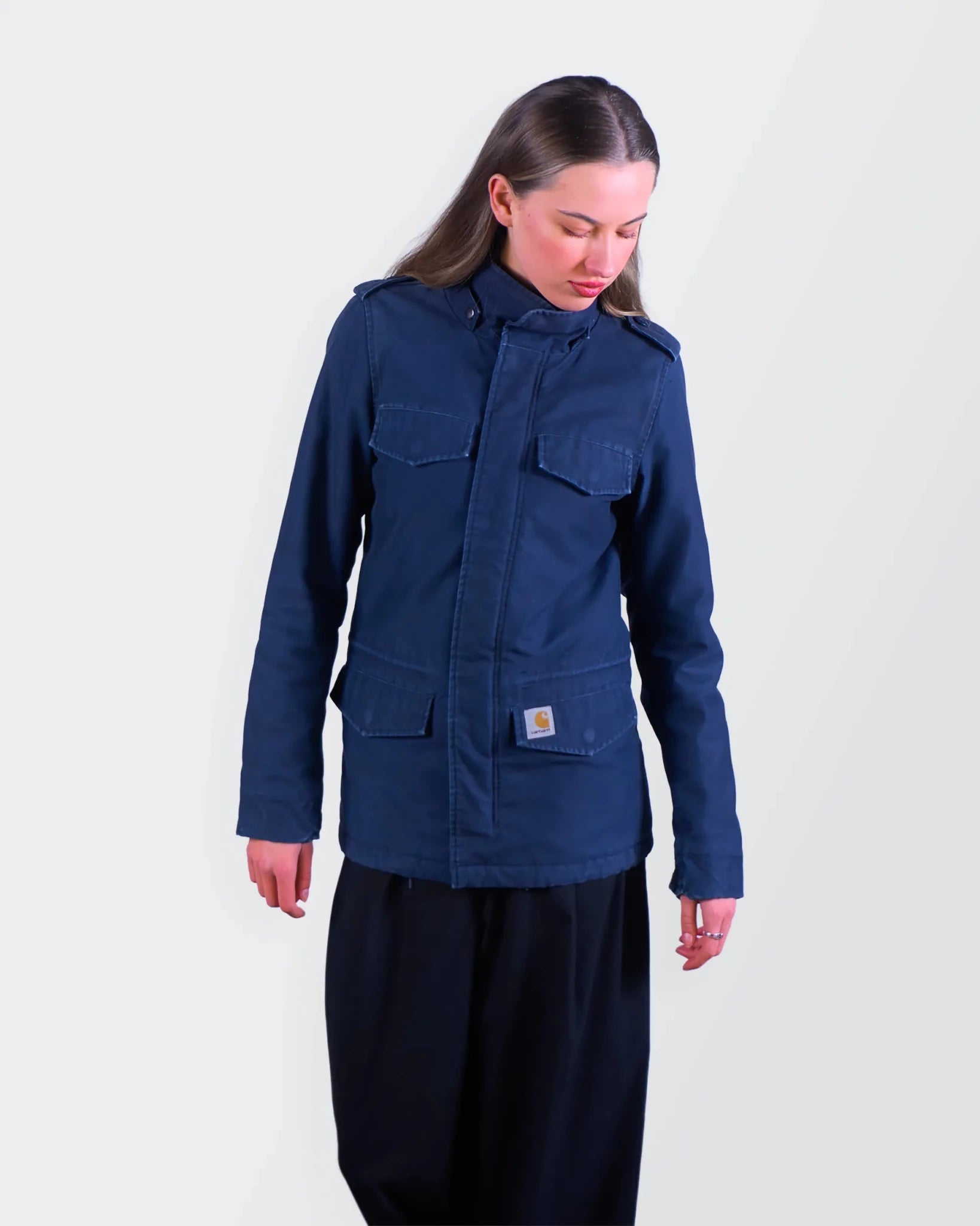 Carhartt Navy Parka Jacket - S