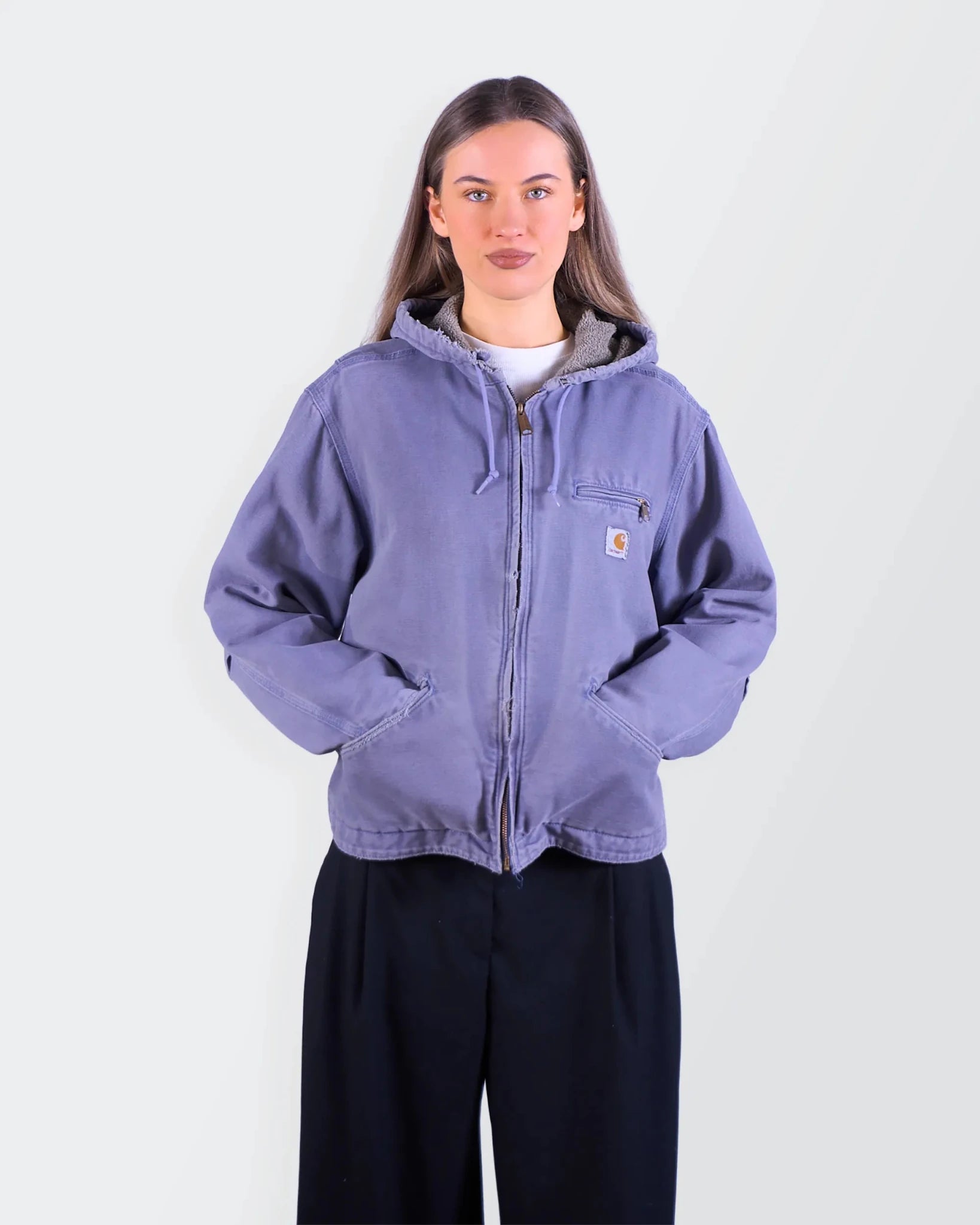 Carhartt Purple Active Canvas Jacket M