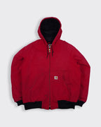 Carhartt Red Active Jacket XL Cotton