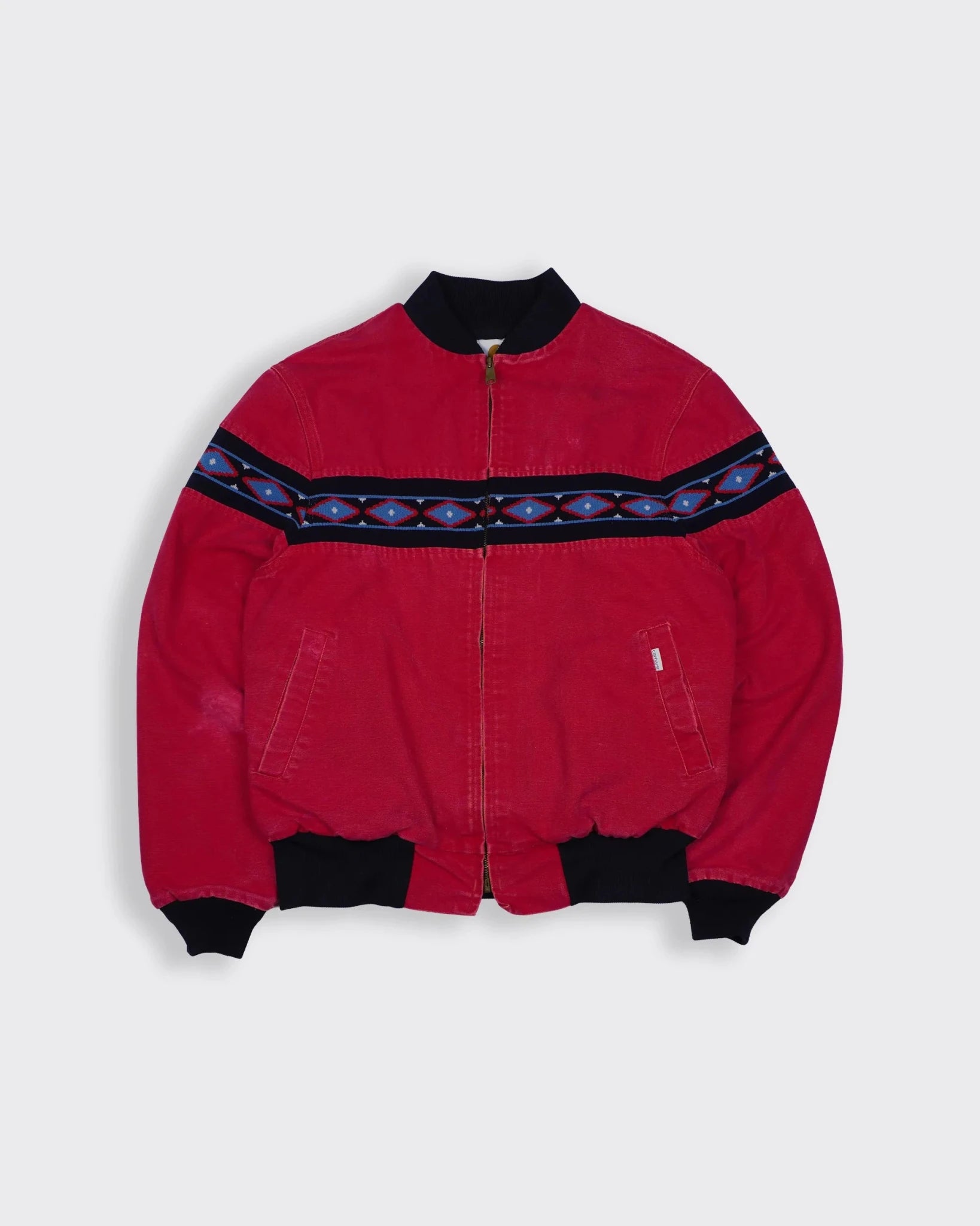 Carhartt Red Aztec Jacket - M
