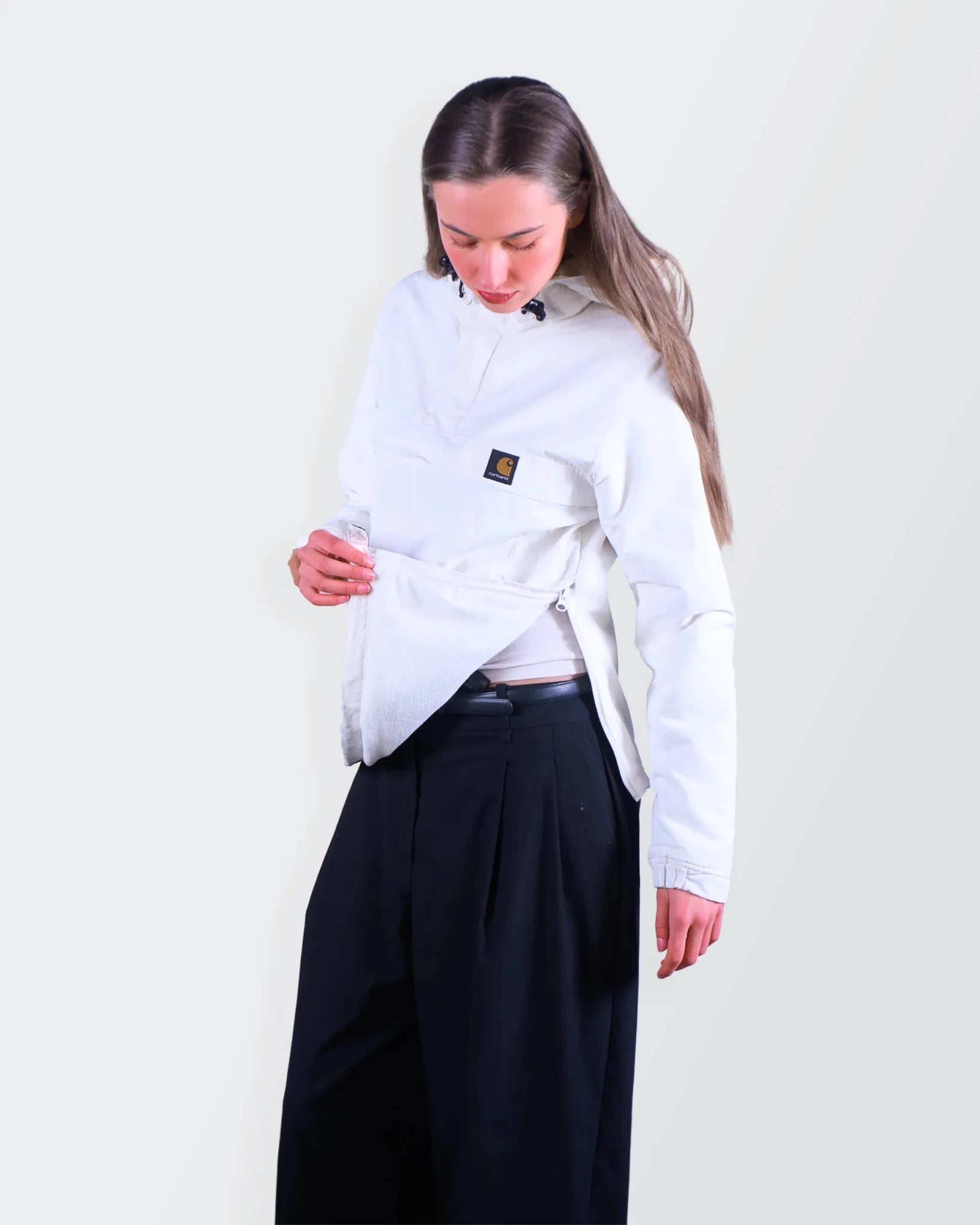 Carhartt White Anorak Jacket - S