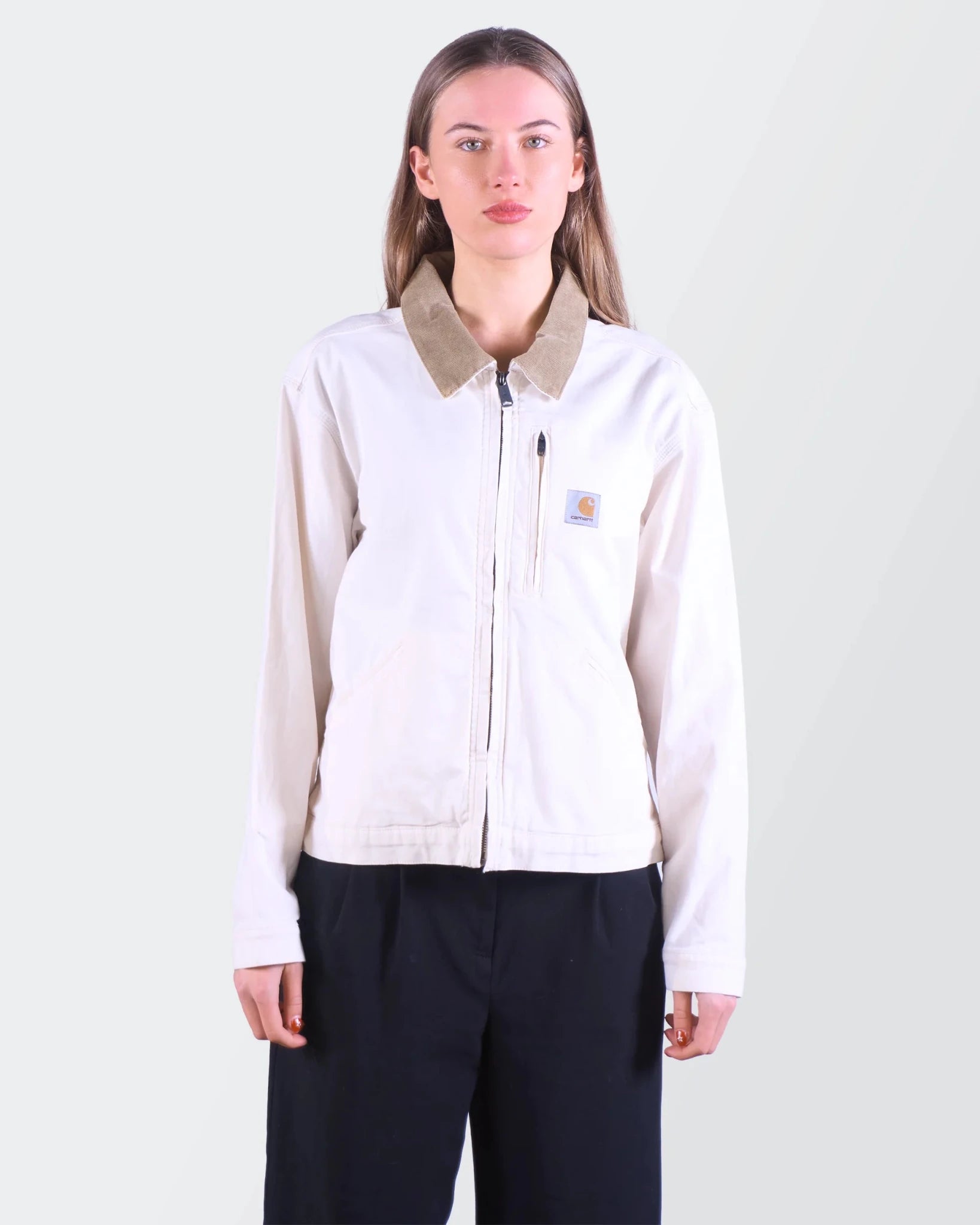 Carhartt White Cotton Jacket - M