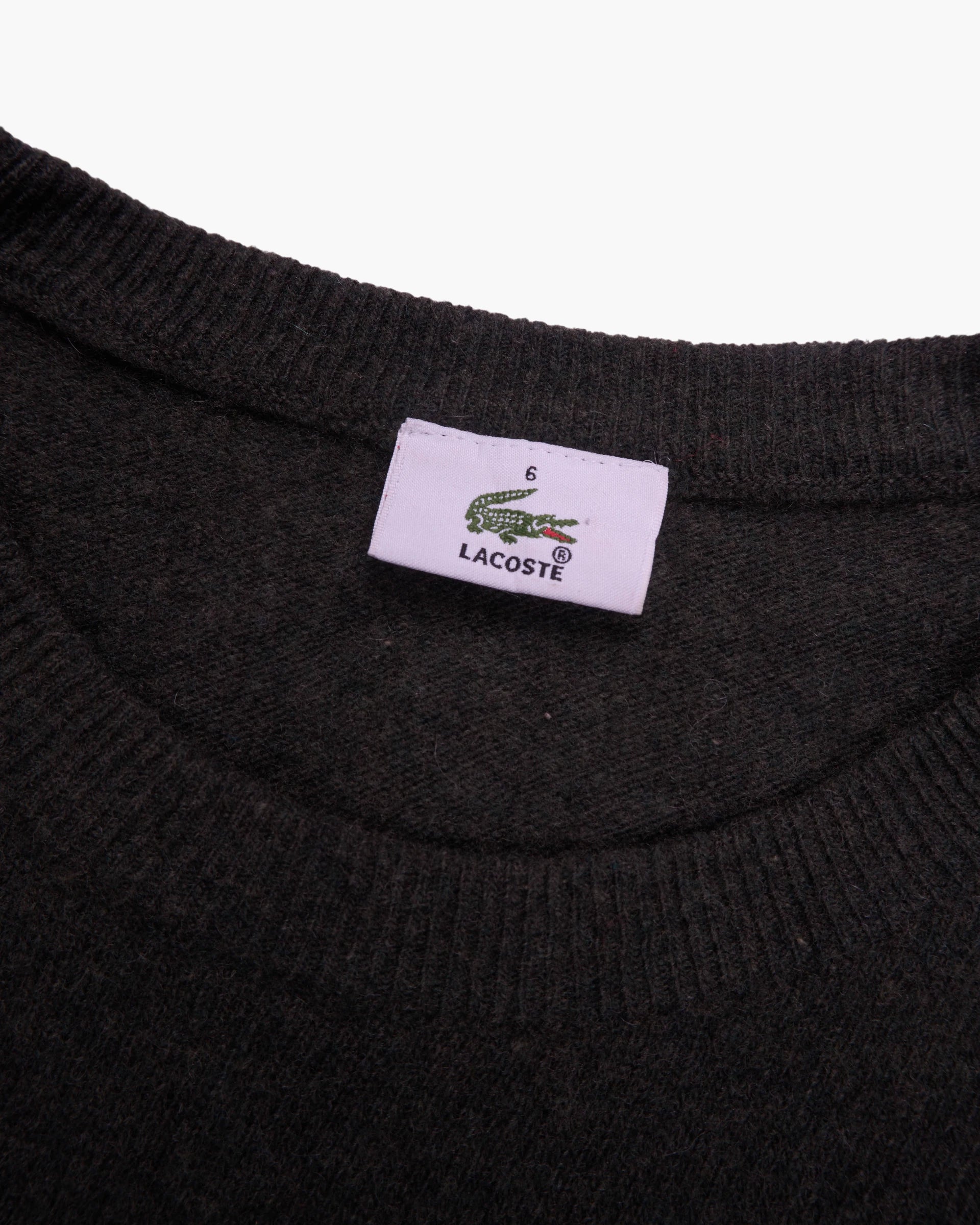Lacoste Black Crewneck Jumper -