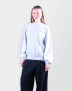Reebok White Crewneck Jumper - L