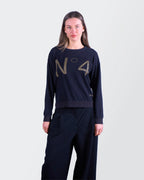 Stüssy Navy Long Sleeve T-shirt - S