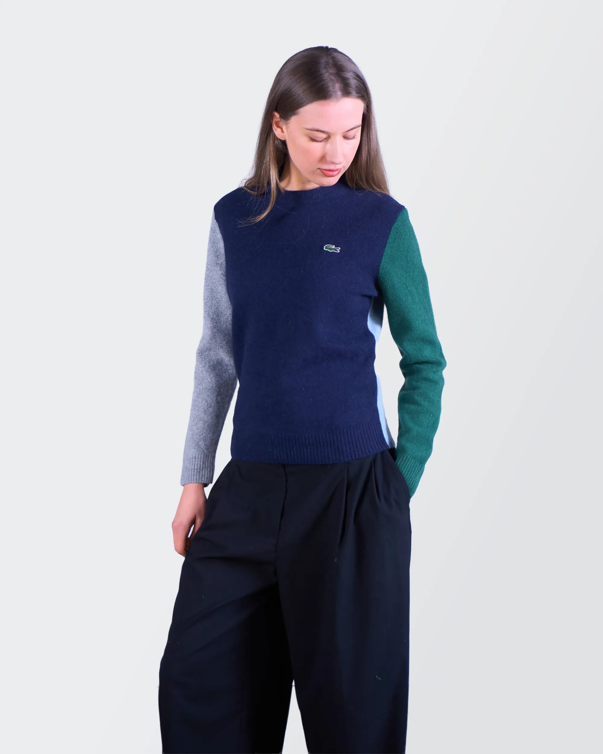 Lacoste Navy Crewneck Jumper - S