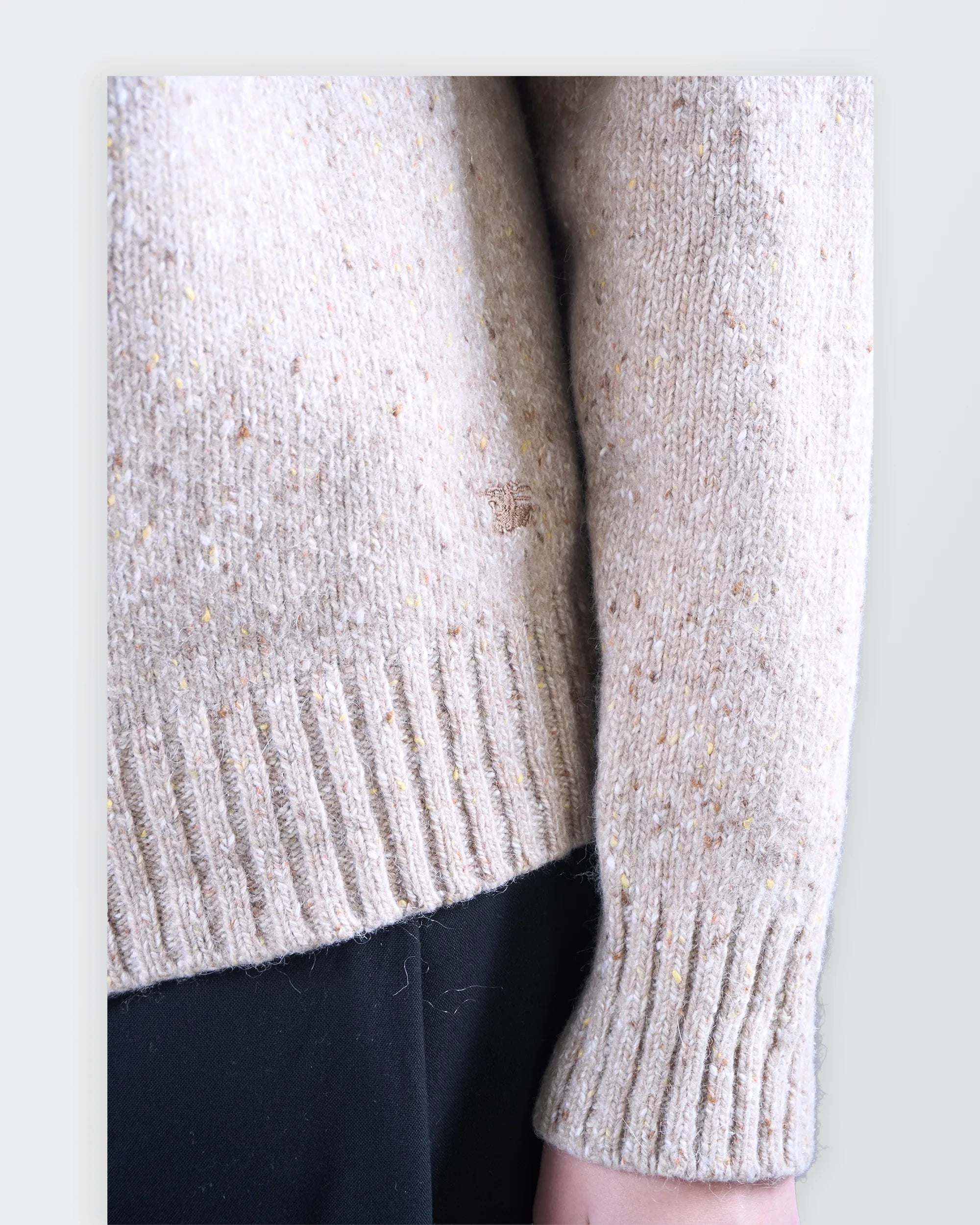 Burberry Beige Full-Zip Jumper - S