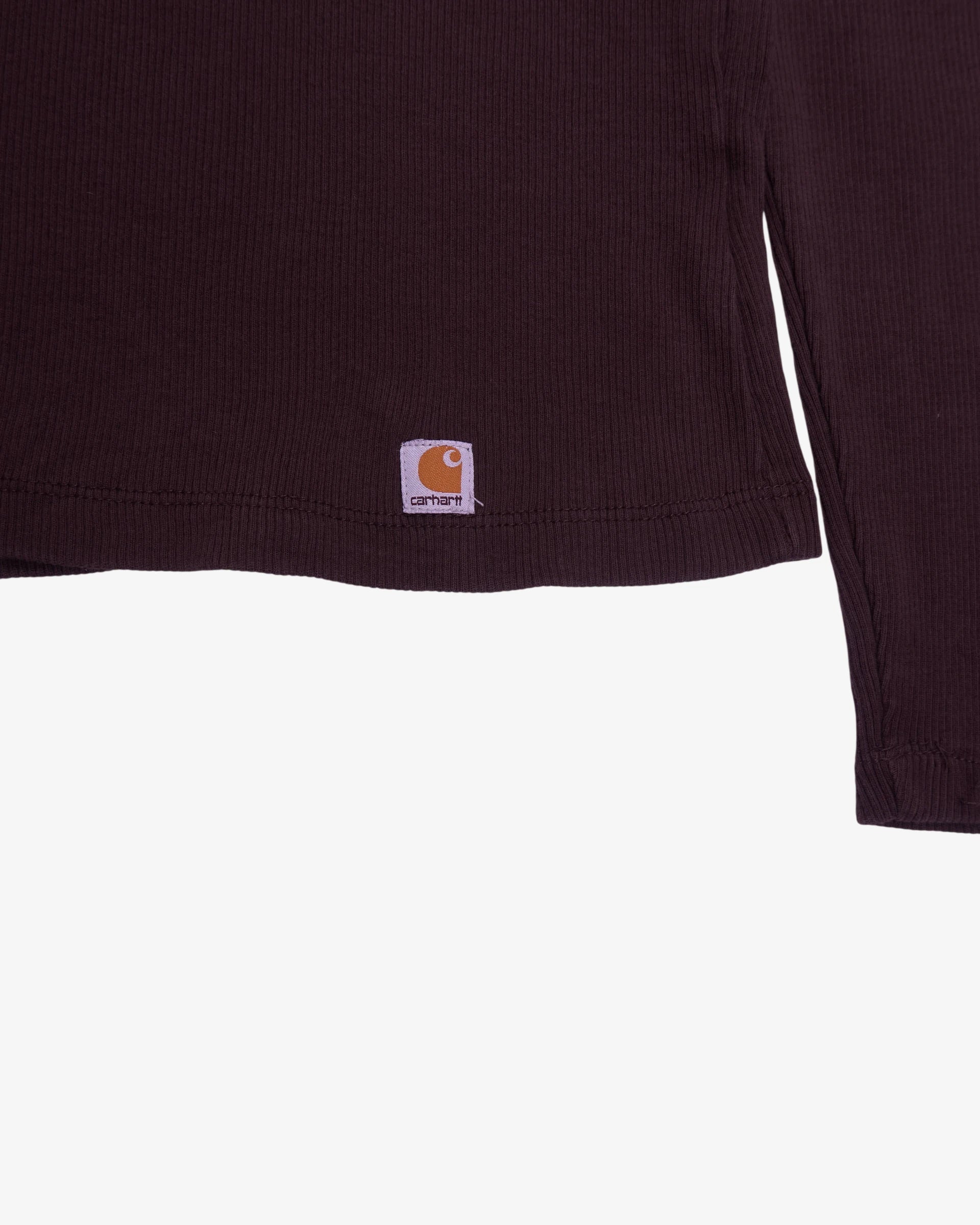 Carhartt Brown Long Sleeve T-shirt - L
