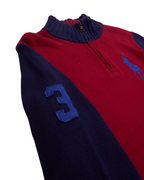 Ralph Lauren Red Quarter-zip Jumper - L