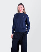 Champion Navy Crewneck Jumper - M