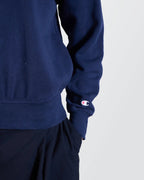 Champion Navy Crewneck Jumper - M
