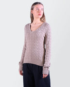 Ralph Lauren V-Neck Cable-Knit