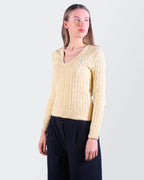 Ralph Lauren V-Neck Cable-Knit