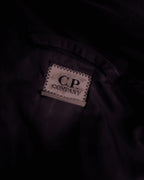 C.P. Company Black Car Coat - L