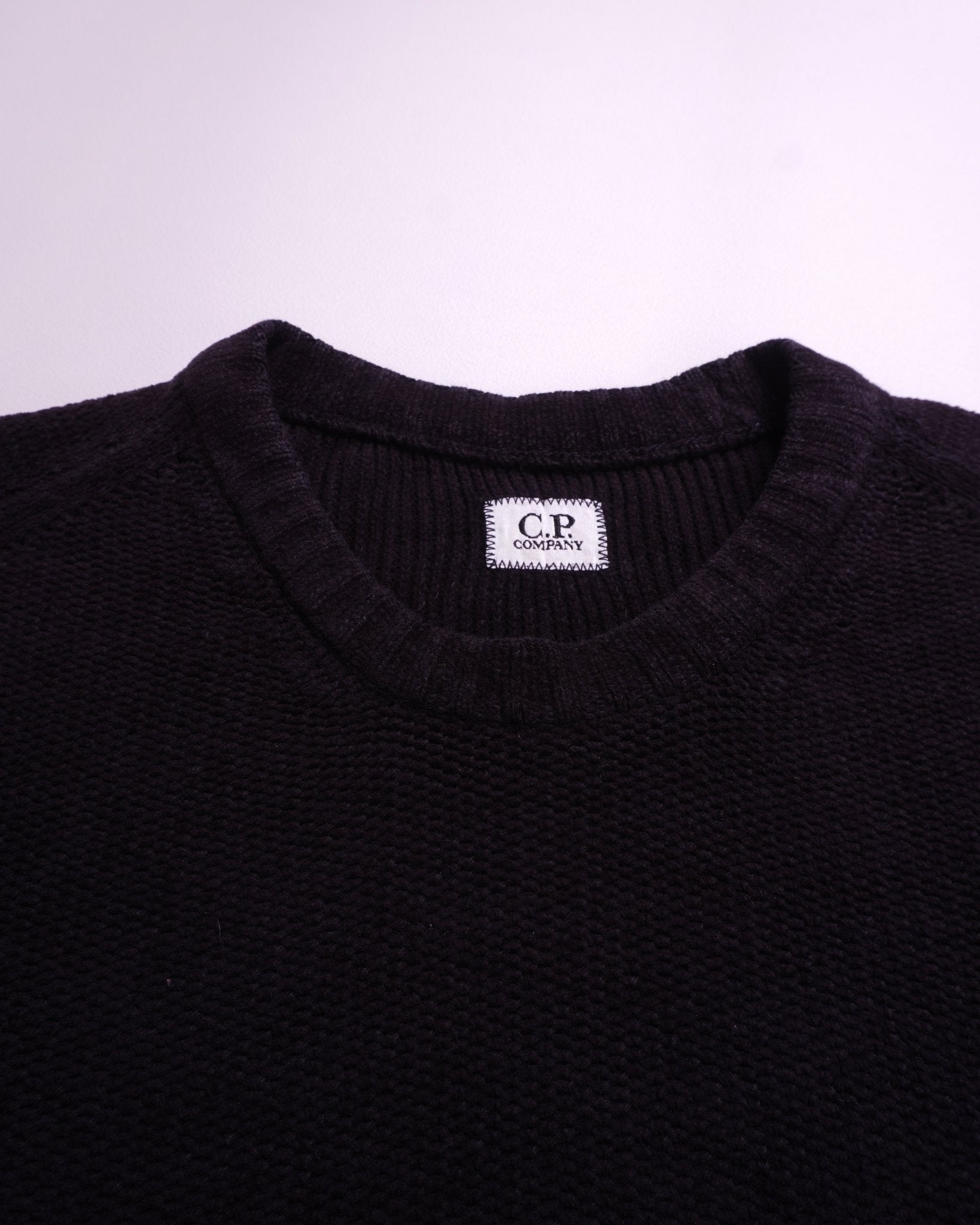 C.P. Company Black Crewneck Sweater - XL