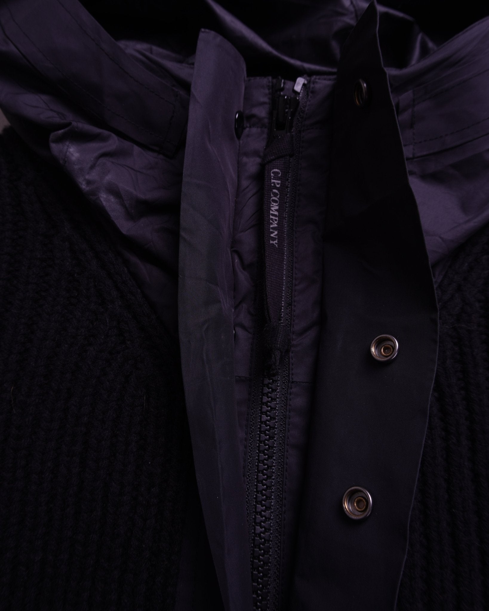 C.P. Company Black Goggle Jacket - L