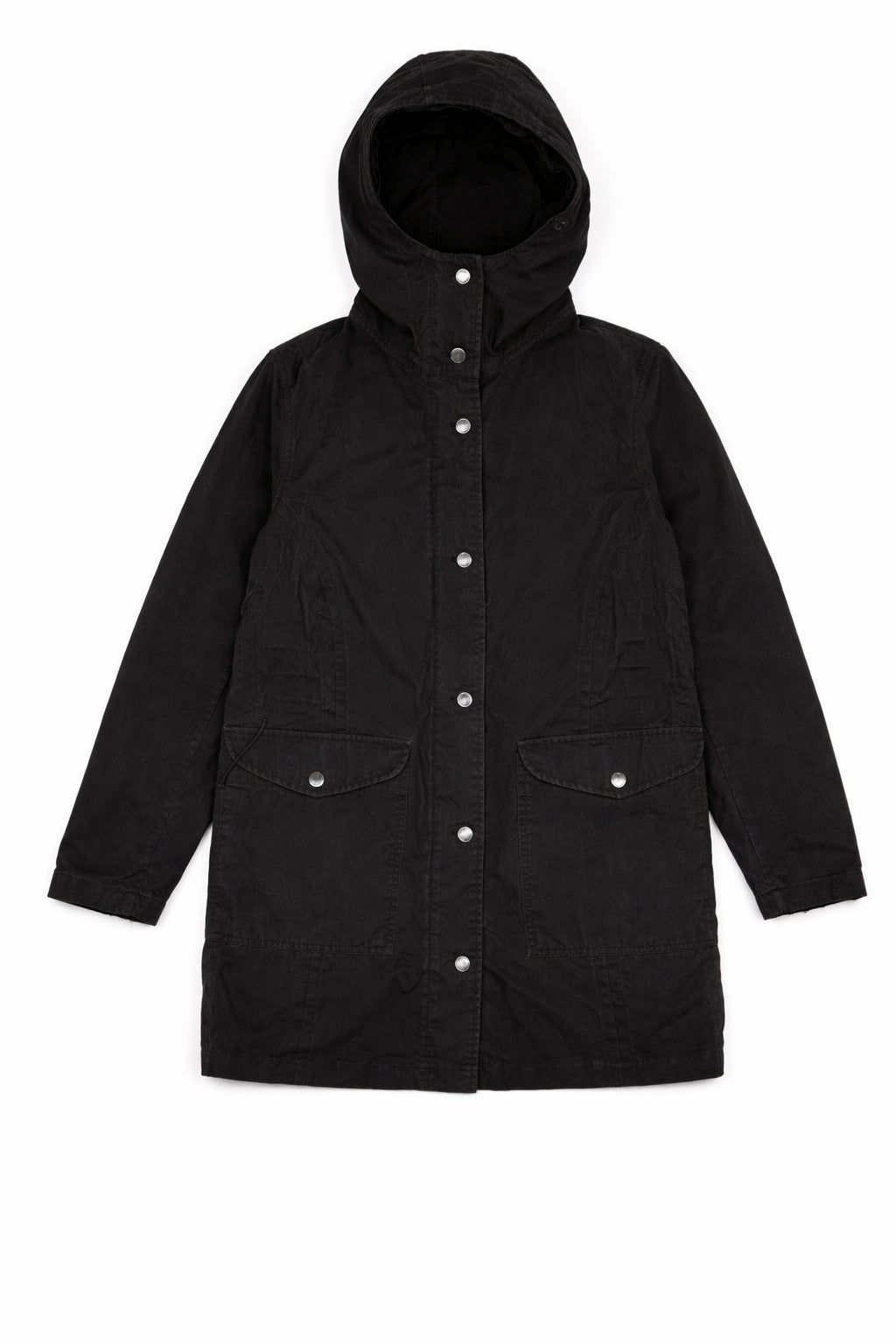 C.P. Company Black Parka Coat - L