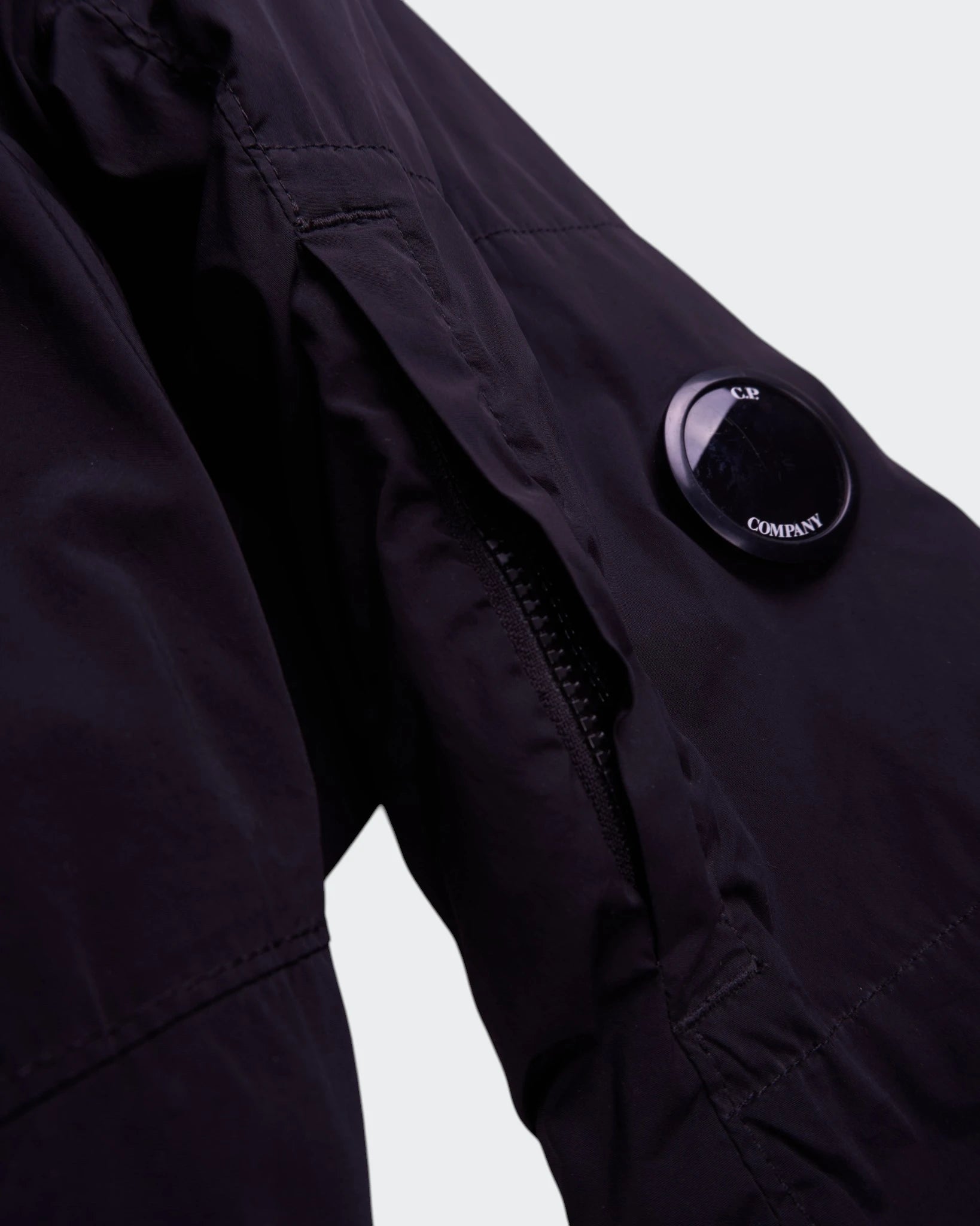 C.P. Company Black Parka Coat - L