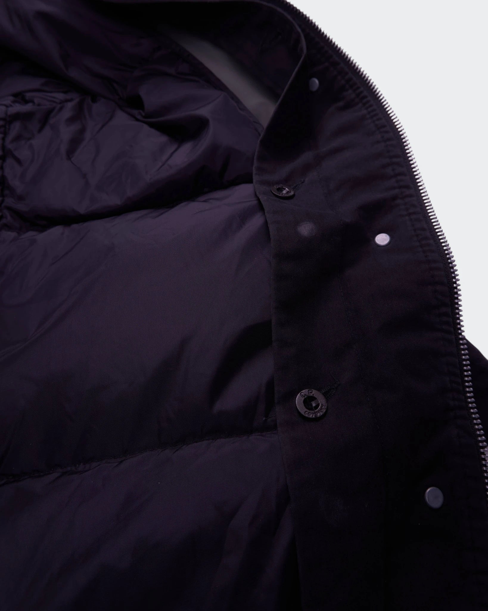 C.P. Company Black Parka Coat - L