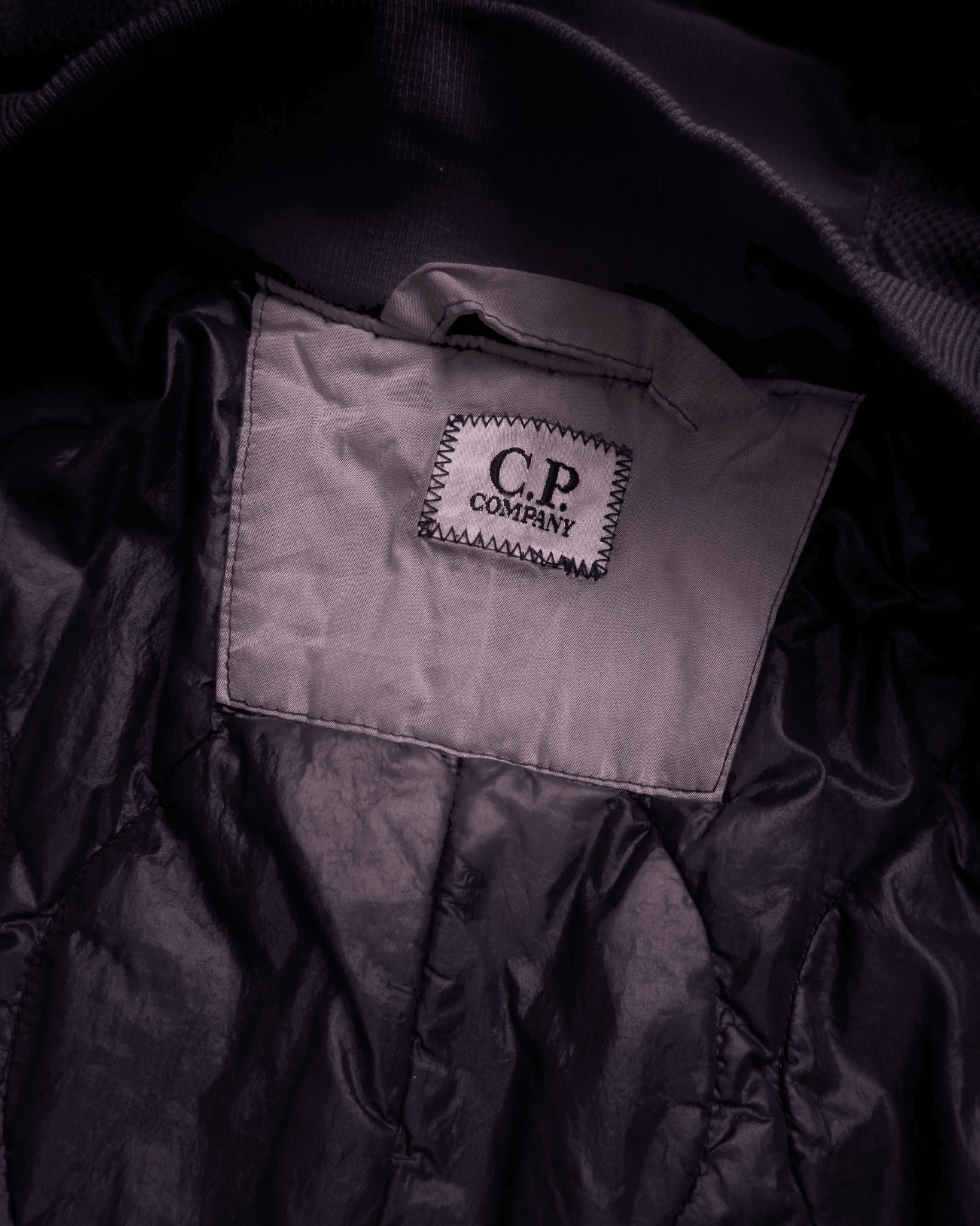 C.P. Company Black Parka Coat - L