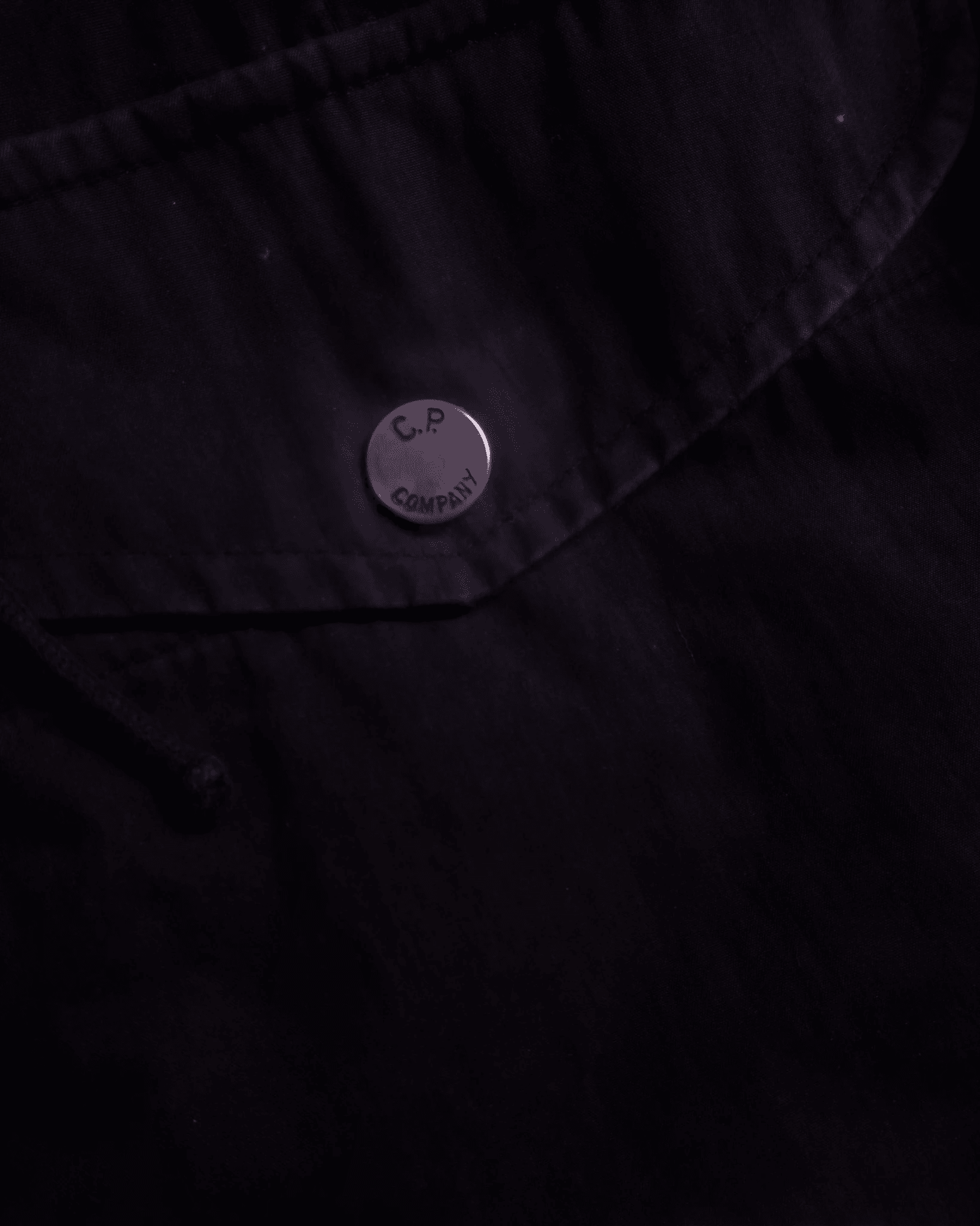 C.P. Company Black Parka Coat - L