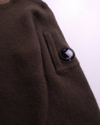 C.P. Company Brown Wool Crewneck Sweater - S