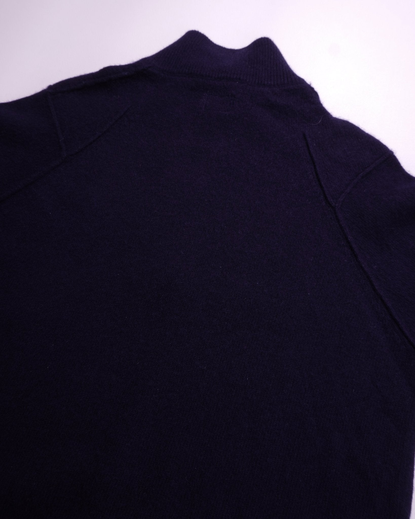 C.P. Company Navy Quarter - zip Sweater - L