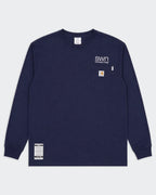 Carhartt Navy Long Sleeve T-shirt - XL