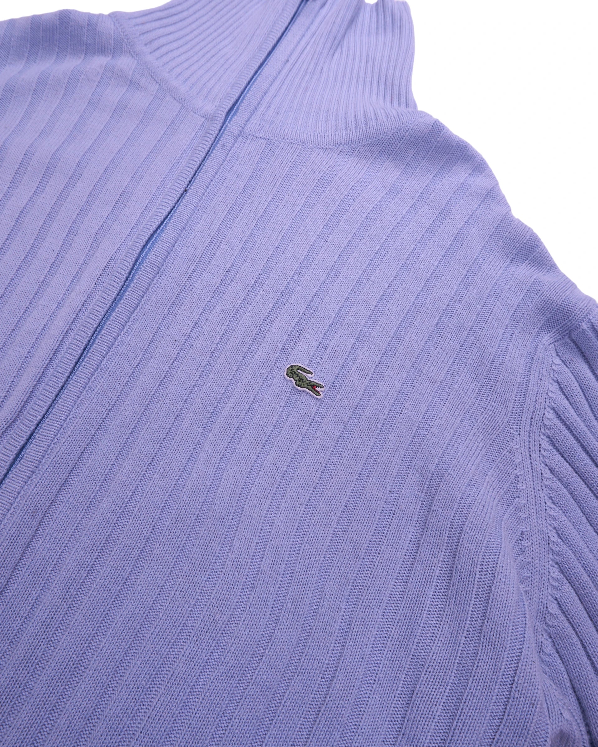 Lacoste Blue Full-zip Jumper - L