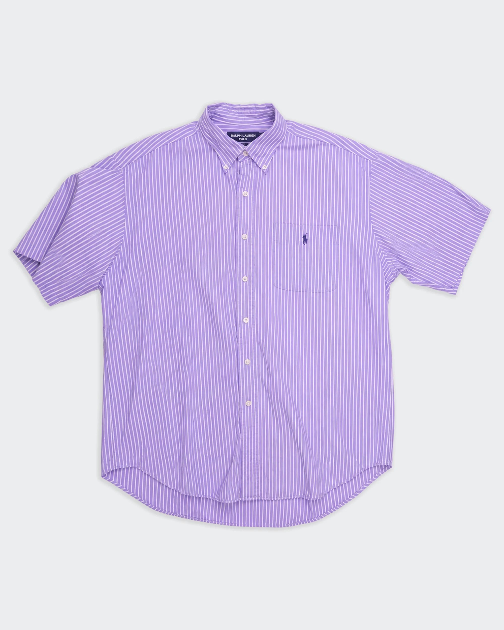 Ralph Lauren Blue Button-down Shirt - XL